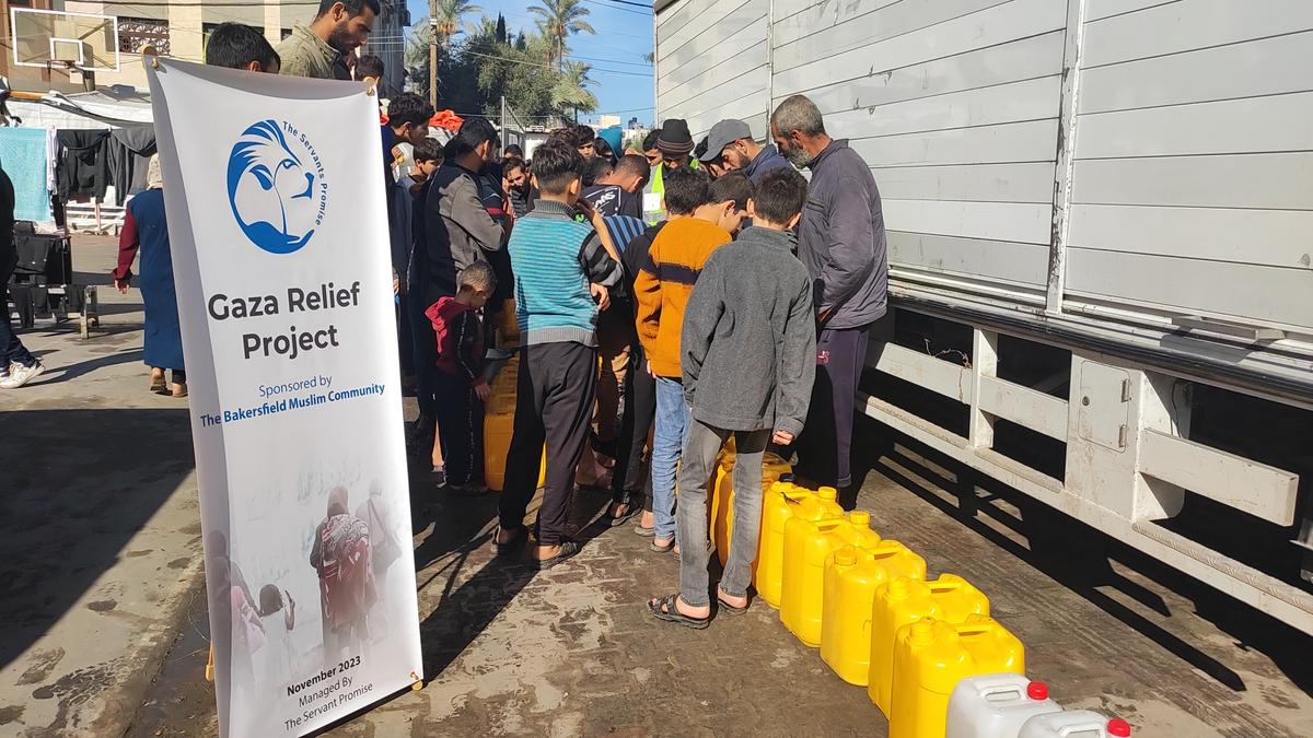 مشروع سقيا الماء للنازحين والمهجرين في غزة