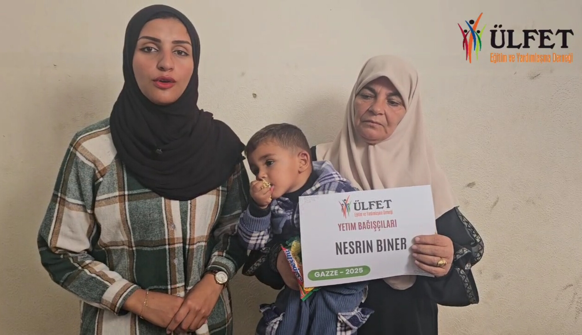 كفالة يتيم بتبرع كريم من المحسن/ NESRIN BINER